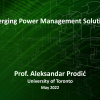 "Emerging Power Management Solutions" - Prof. Aleksandar Prodic (University of Toronto)