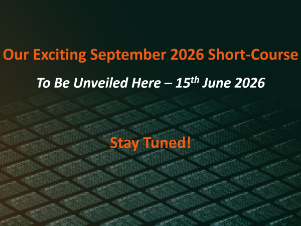 September 2026 Short-Course - To Be Unveiled Here - 15th June 2026