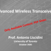 "Advanced Wireless Transceivers" - Prof. Antonio Liscidini (University of Toronto)